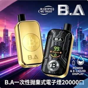 B.A一次性抛棄式電子煙20000口
