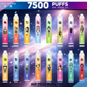 INF 無限× 鬼滅之刃聯名限定款7500 Puffs 拋棄式電子煙