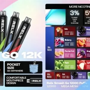 Relx Smash Go 12000 Puffs 一次性電子煙